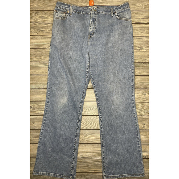 Vintage Levi's 550 Relaxed Fit Denim Jeans Women's Size 18M Blue Medium Wash Y2K - Picture 1 of 9
